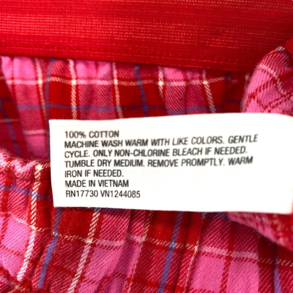 Colsie Pink Plaid Lounge Shorts - Picture 4 of 4